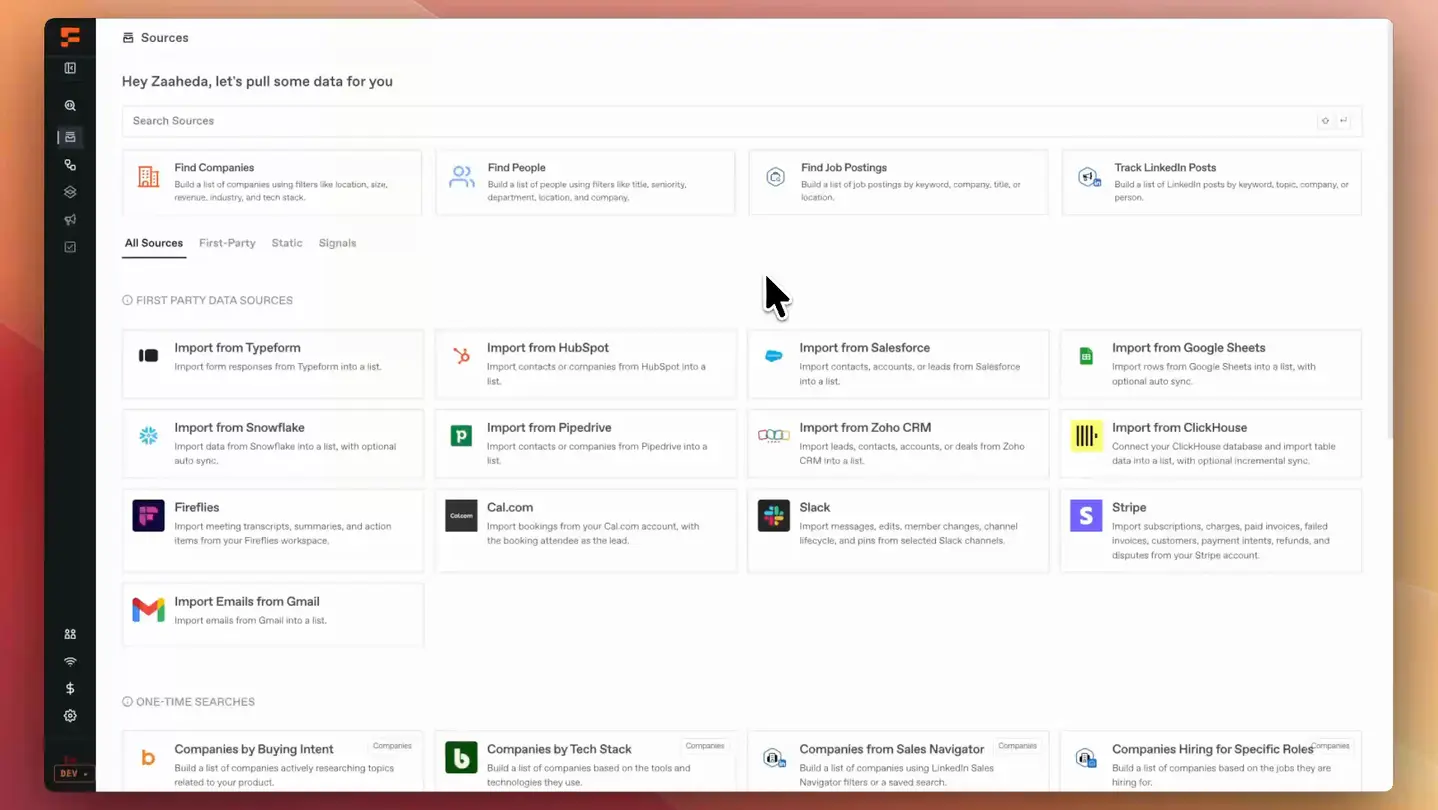 Opening Shortcuts from the left nav, picking a shortcut card, filling the LinkedIn URL, and the run streaming to completed output fields